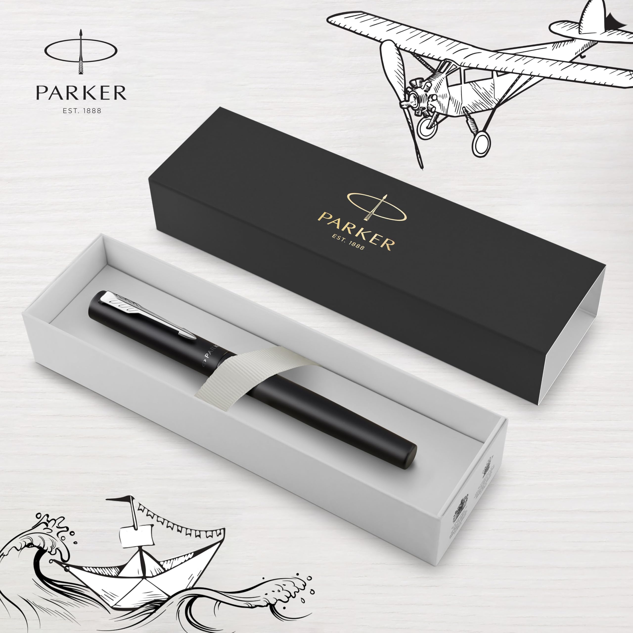 Parker 2160815 Vector XL 2159774 Rollerball Pen Fine Point with